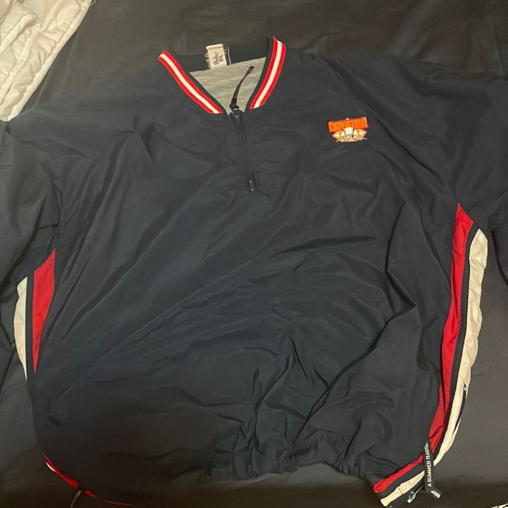 COPY - Vintage Cooperstown Quarter Zip Windbreaker Jacket